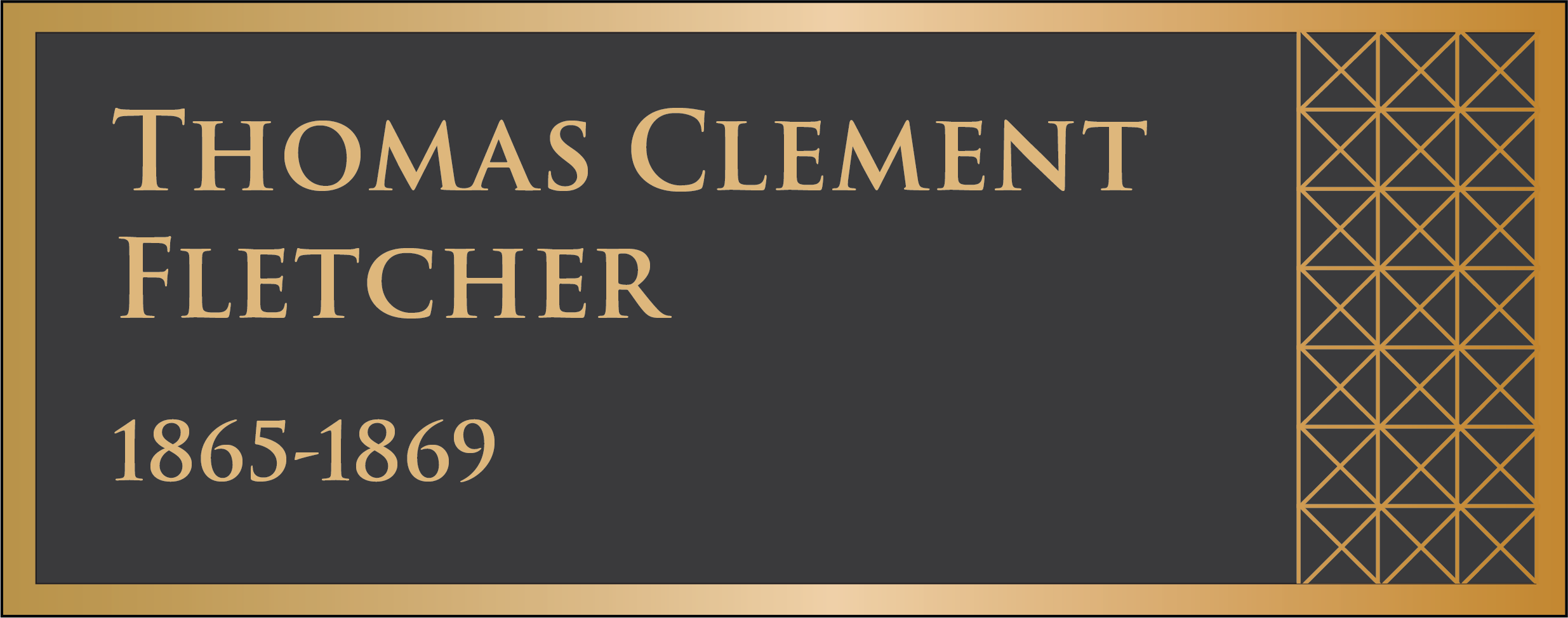 18th Governor, Thomas Clement Fletcher