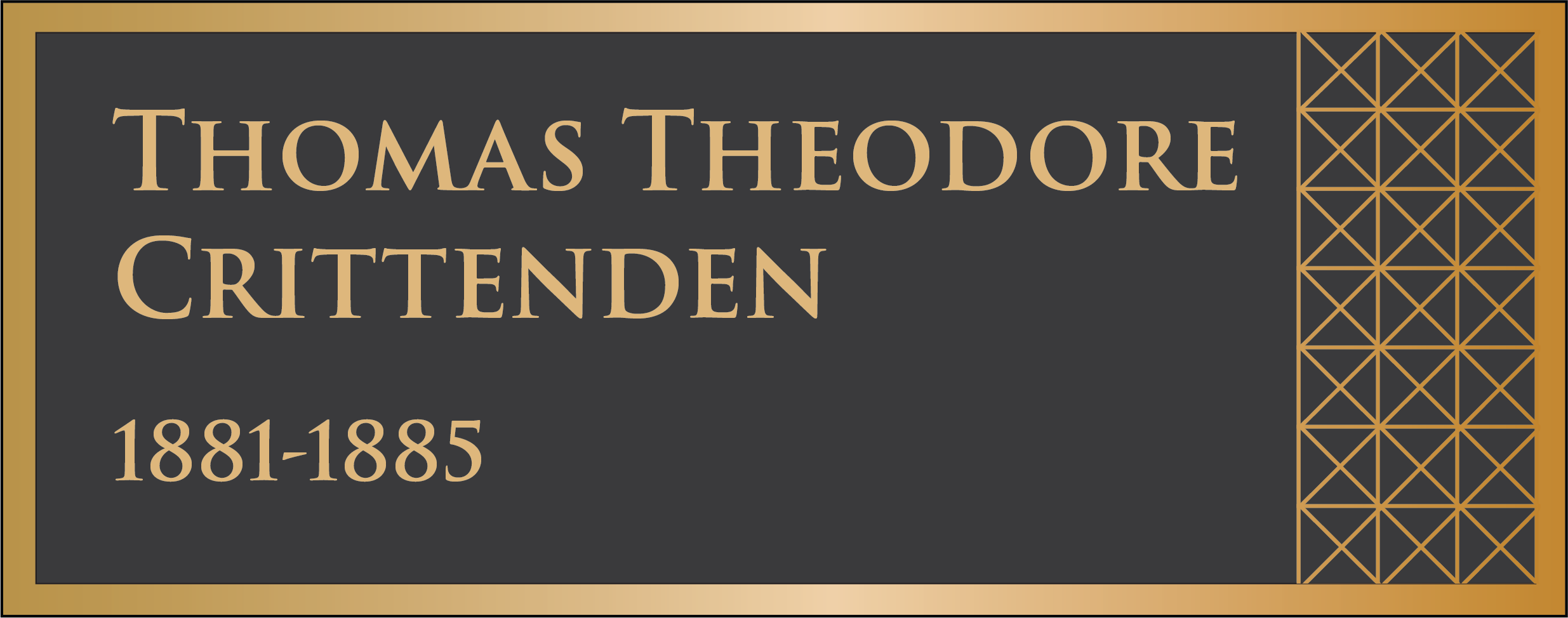 24th Governor, Thomas Crittenden