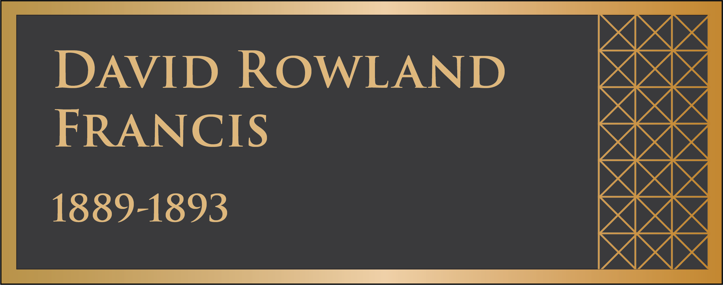 27th Governor, David Rowland Francis