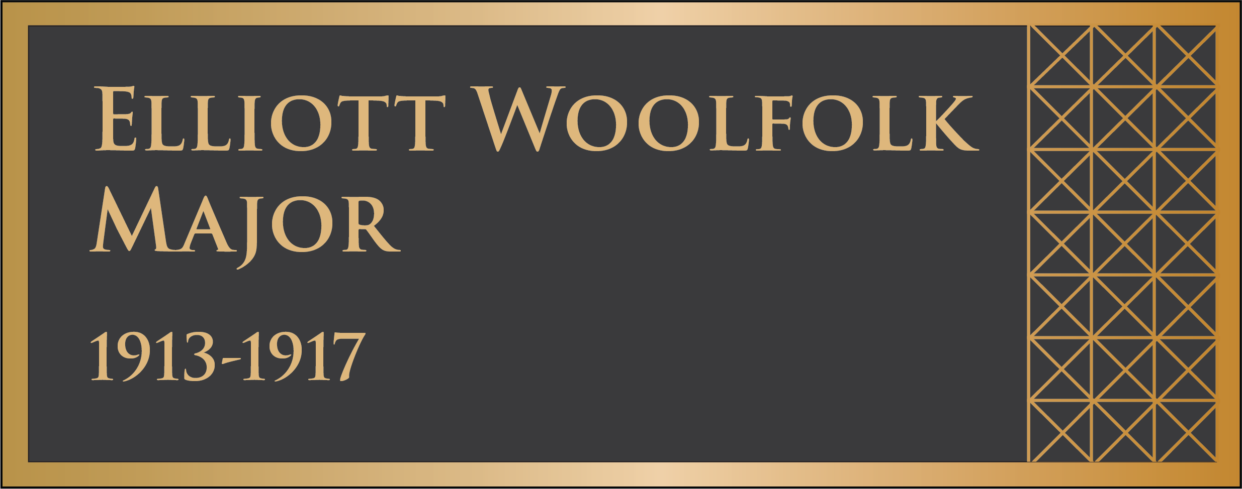 33rd Governor, Elliott Woolfolk Major