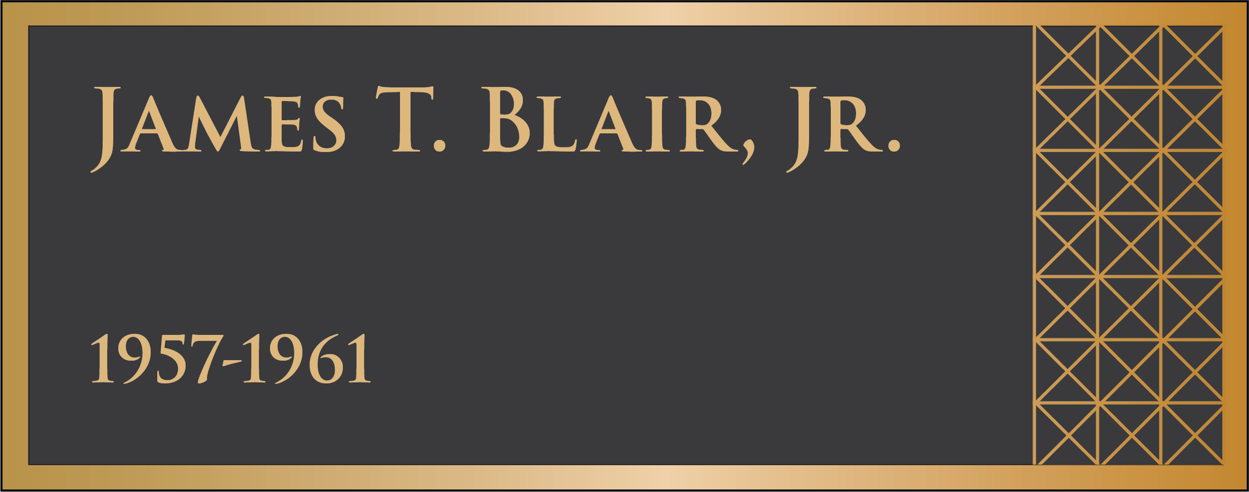 44th Governor, James T. Blair, Junior