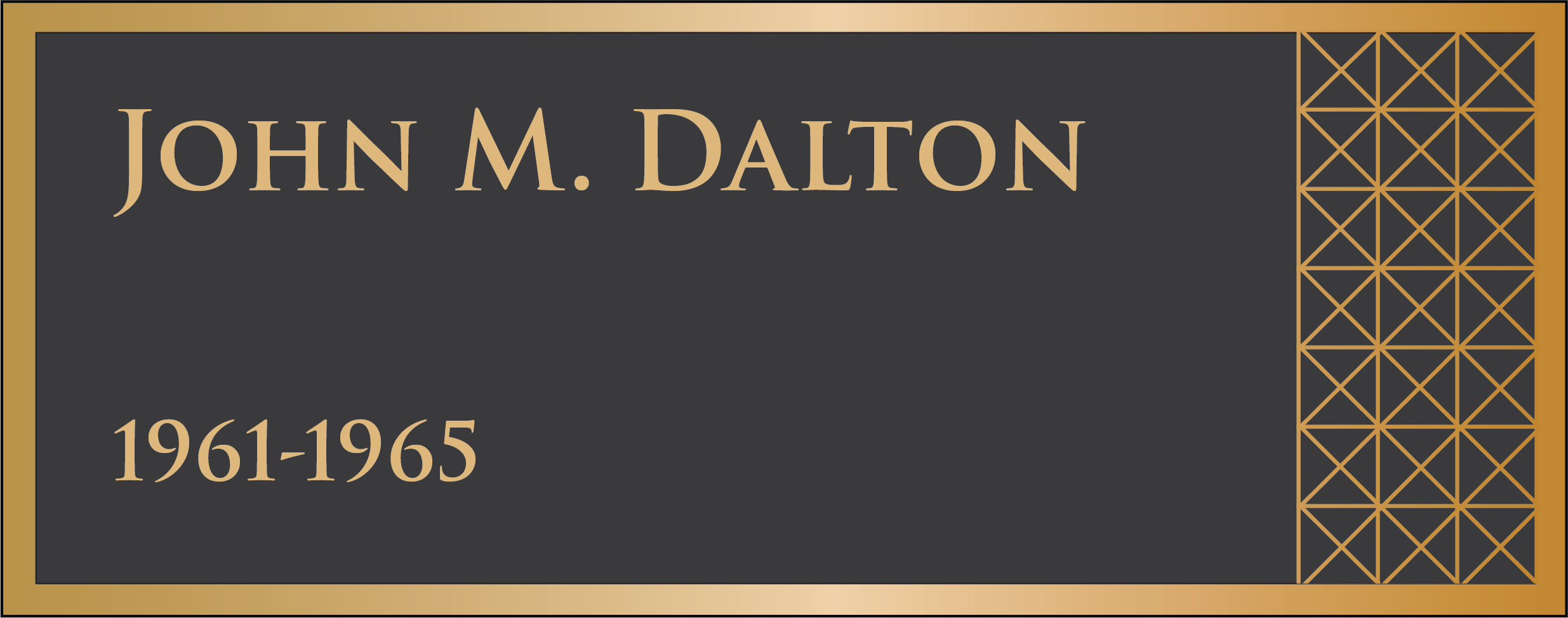 45th Governor, John Montgomery Dalton