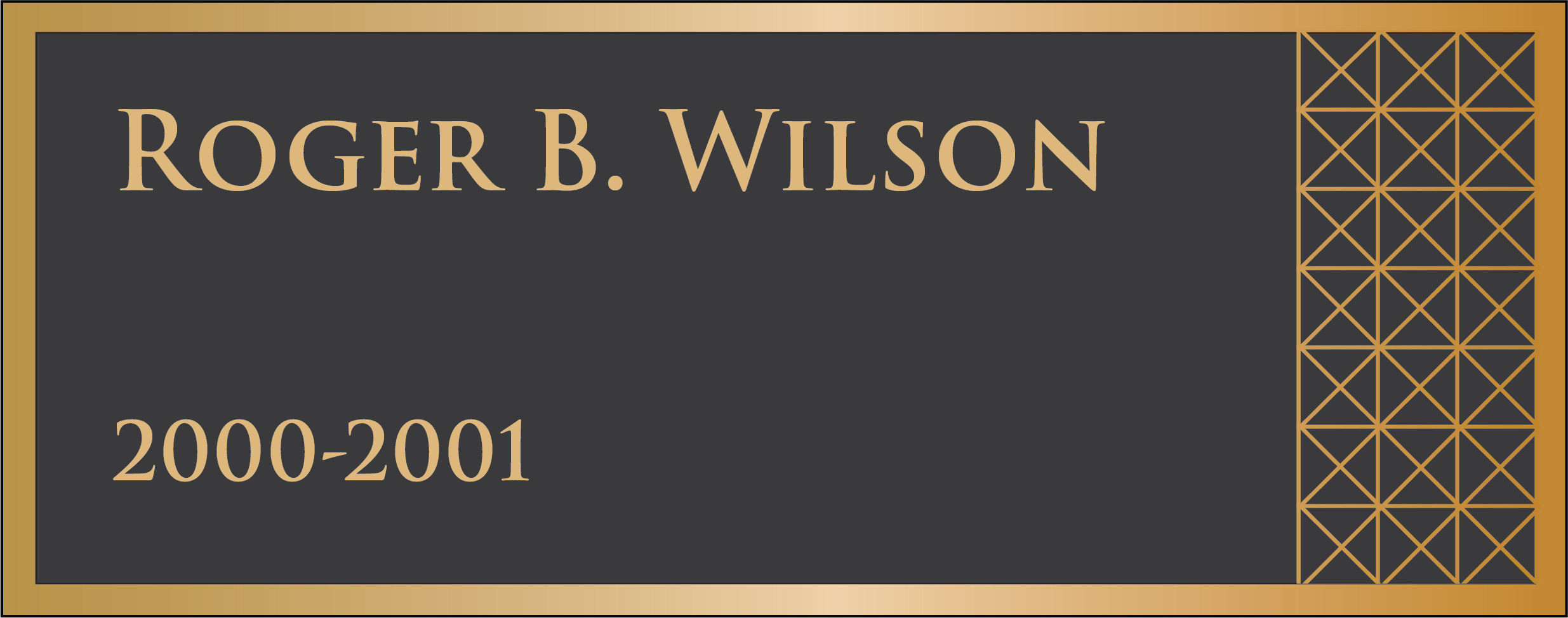 52nd Governor, Roger Wilson