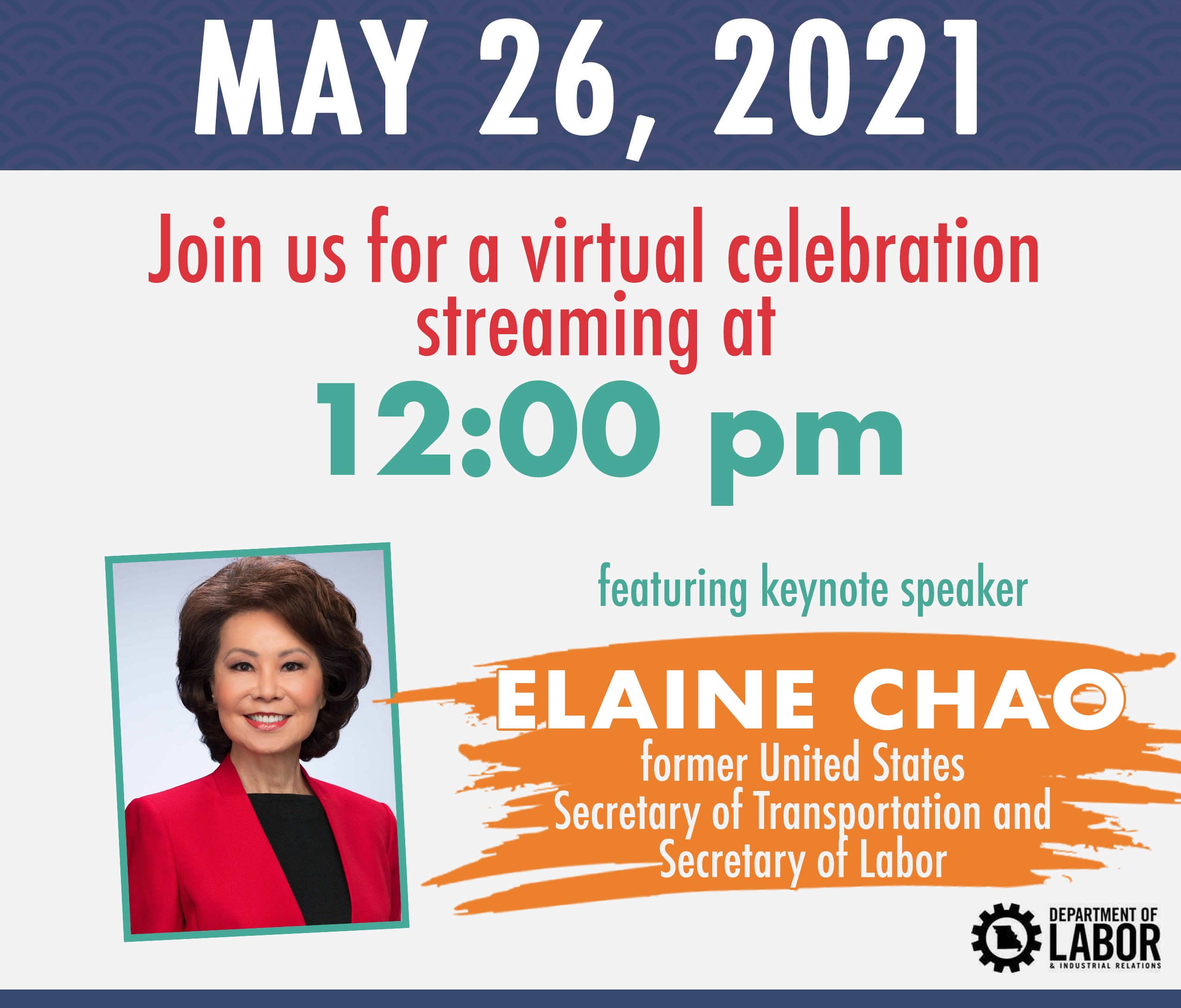 Join us May 26, 2021 at 12:00 pm on vimeo for a virtual celebration of Asian-Pacific American Heritage Month