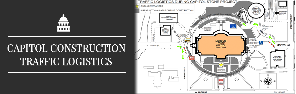 Temporary Parking Map for Capitol