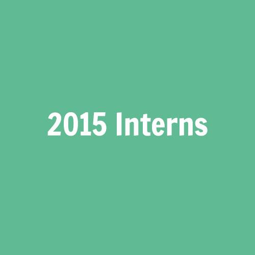 2015 Interns